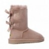 UGG Premium bottes courtes à nœud -Rose