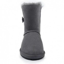 UGG Premium Bottes courtes  à 1 bouton -Gris