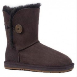 UGG Premium Bottes courtes  à 1 bouton -Chocolat