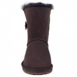 UGG Premium Bottes courtes  à 1 bouton -Chocolat