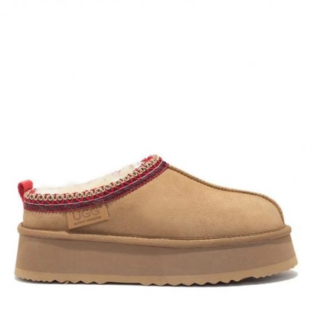 UGG Premium Tassie Chaussons à plateforme ,marron clair