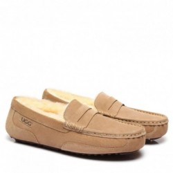 UGG Homme Mocassin-Châtaigne