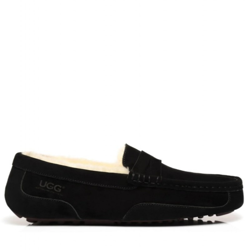 UGG Homme Mocassin-Noir