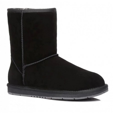 UGG Bottes courtes en daim de qualité supérieure -Noir