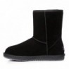 UGG Bottes courtes en daim de qualité supérieure -Noir