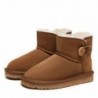 Ugg Nolan Mini-bouton pour enfants bottes -marron