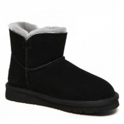 Ugg Nolan Mini-bouton pour enfants bottes -noir