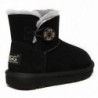 Ugg Nolan Mini-bouton pour enfants bottes -noir