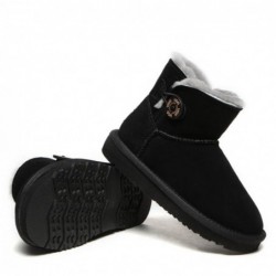 Ugg Nolan Mini-bouton pour enfants bottes -noir