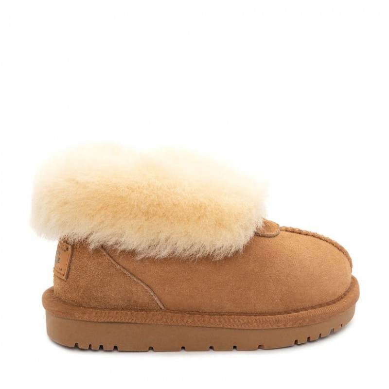 UGG pour enfants MELO Chaussons -Châtaigne