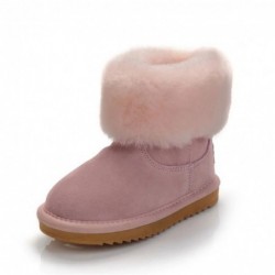 UGG Tish Bottes zippées en velours pour enfants - Rose