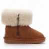 UGG Tish Bottes zippées en velours pour enfants -Brun