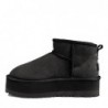 UGG Ultra Mini Classic Supreme Plateforme,Noir