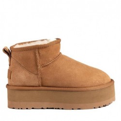 UGG Ultra Mini Classic Supreme Plateforme,châtaigne