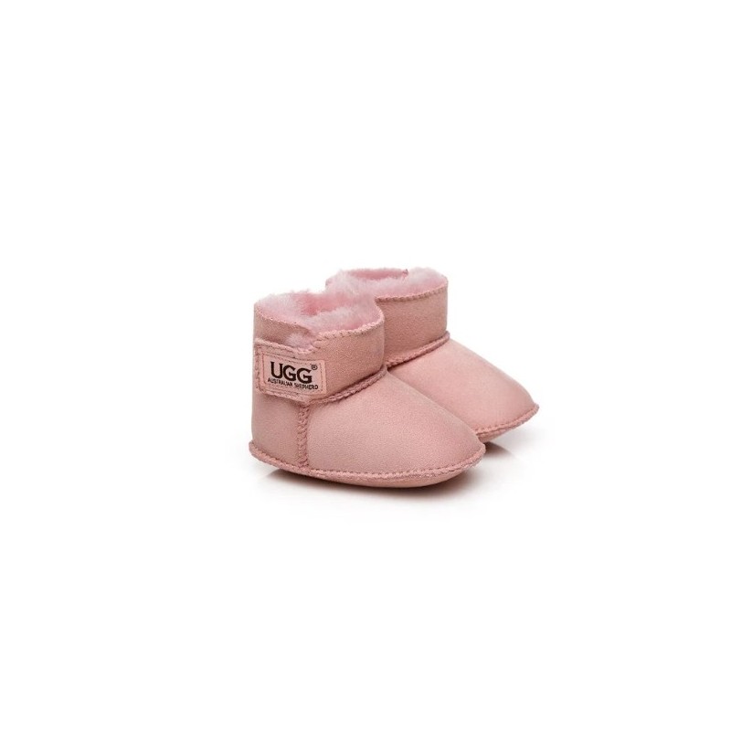 UGG pour bébé Bottines en laine de mouton australienne-Rose