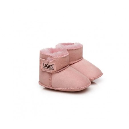 UGG pour bébé Bottines en laine de mouton australienne-Rose