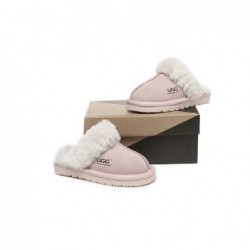 UGG chaussons enfant en laine de mouton givré ,Rose