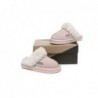 UGG chaussons enfant en laine de mouton givré ,Rose