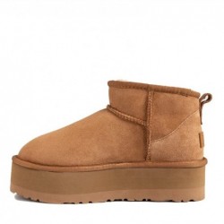 UGG Ultra Mini Classic Supreme Plateforme,châtaigne