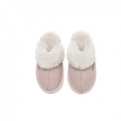 UGG chaussons enfant en laine de mouton givré ,Rose