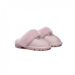 UGG Chaussons pour enfants en laine de mouton Shirley Rose