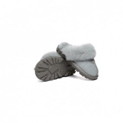 UGG Chaussons pour enfants en laine de mouton Shirley Argent