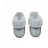 UGG Chaussons pour enfants en laine de mouton Shirley Argent