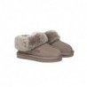 UGG Chaussons  pour enfants en peau de mouton et laine Marron