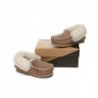 UGG Kids Popo Mokassin aus Schaffell und Wolle  Châtaigne